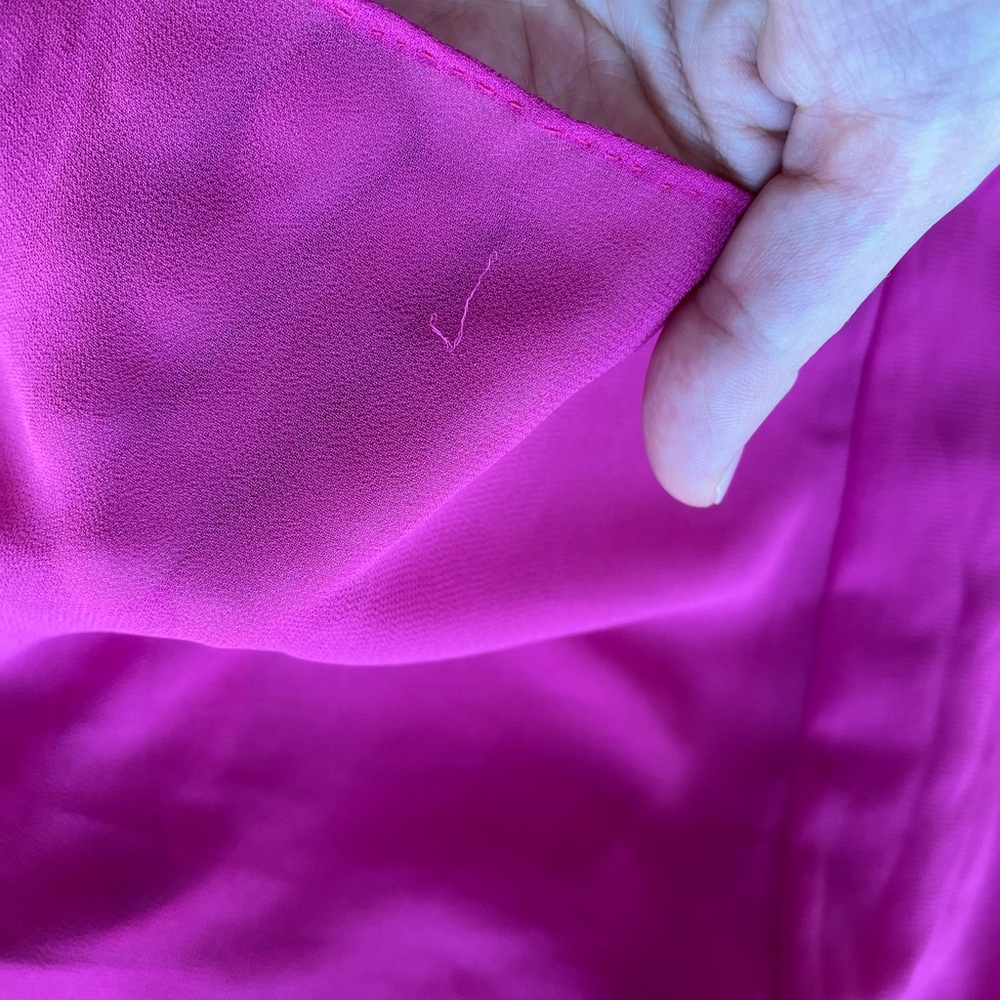 Bcbgeneration Pink Ruffle Cold Shoulder Midi Dress - image 5